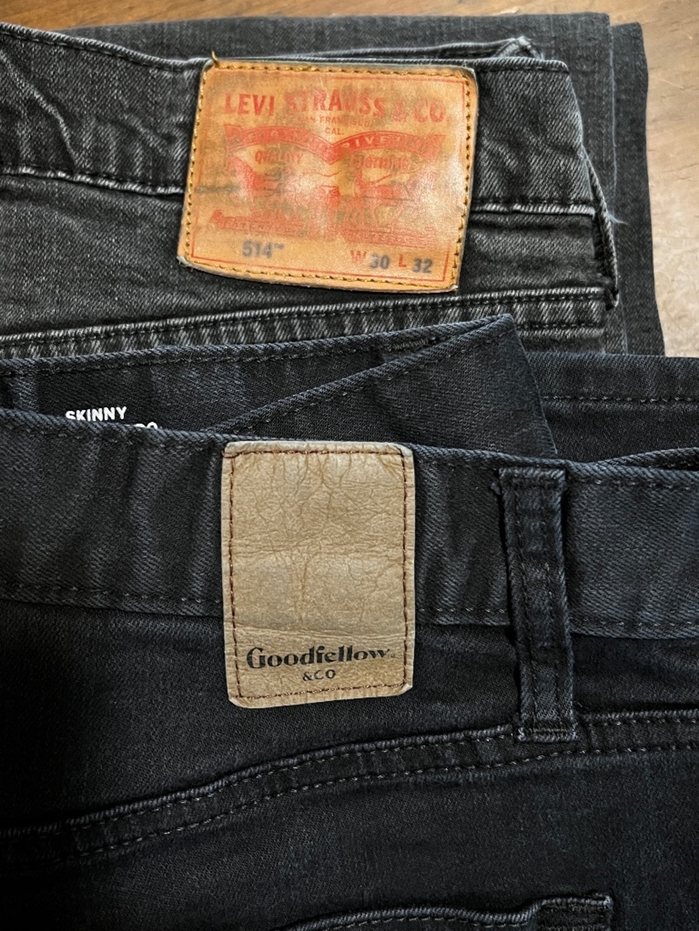 2 pair of jeans